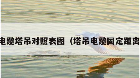 电缆塔吊对照表图（塔吊电缆固定距离）