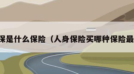 人保是什么保险（人身保险买哪种保险最好）