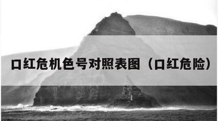 口红危机色号对照表图（口红危险）