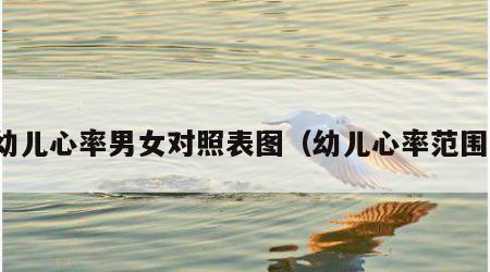 幼儿心率男女对照表图（幼儿心率范围）