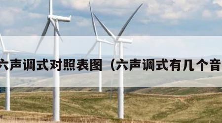 六声调式对照表图（六声调式有几个音）