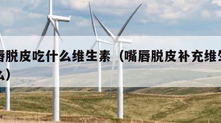 嘴唇脱皮吃什么维生素（嘴唇脱皮补充维生素什么）