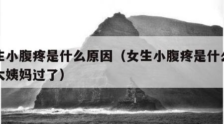 女生小腹疼是什么原因（女生小腹疼是什么原因大姨妈过了）