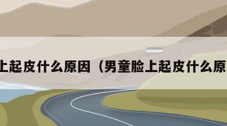 脸上起皮什么原因（男童脸上起皮什么原因）