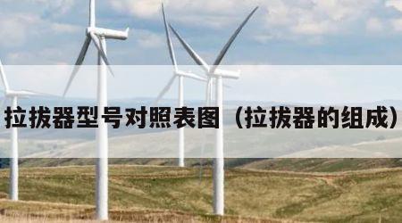 拉拔器型号对照表图（拉拔器的组成）
