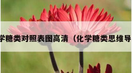 化学糖类对照表图高清（化学糖类思维导图）