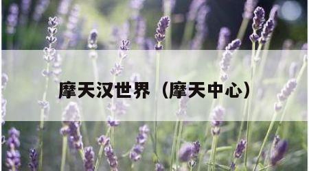 摩天汉世界（摩天中心）