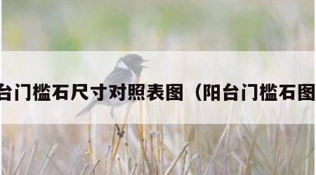 阳台门槛石尺寸对照表图（阳台门槛石图片）