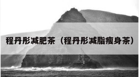 程丹彤减肥茶（程丹彤减脂瘦身茶）