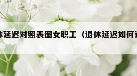 退休延迟对照表图女职工（退休延迟如何计算）