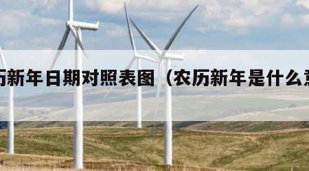 农历新年日期对照表图（农历新年是什么意思）