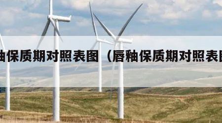 唇釉保质期对照表图（唇釉保质期对照表图片）