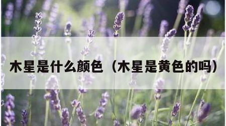 木星是什么颜色（木星是黄色的吗）