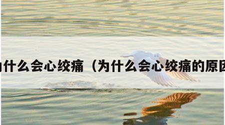 为什么会心绞痛（为什么会心绞痛的原因）