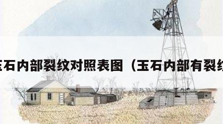 玉石内部裂纹对照表图（玉石内部有裂纹）
