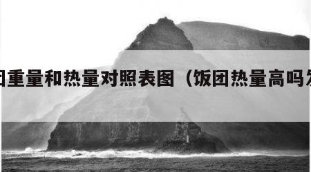 饭团重量和热量对照表图（饭团热量高吗发胖吗）