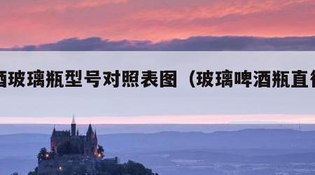 啤酒玻璃瓶型号对照表图（玻璃啤酒瓶直径多少）