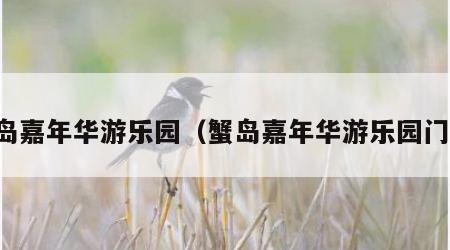 蟹岛嘉年华游乐园（蟹岛嘉年华游乐园门票）
