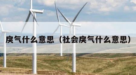 戾气什么意思（社会戾气什么意思）