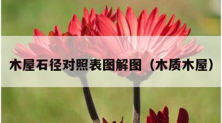木屋石径对照表图解图（木质木屋）