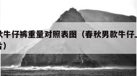 春秋牛仔裤重量对照表图（春秋男款牛仔上衣图片）