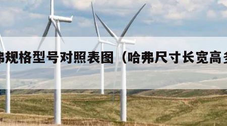 哈弗规格型号对照表图（哈弗尺寸长宽高多少）