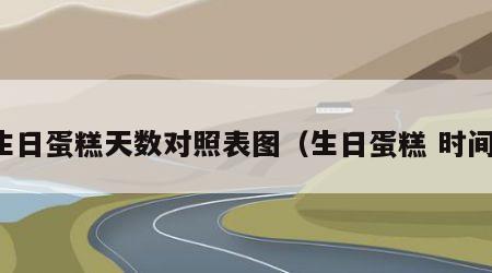生日蛋糕天数对照表图（生日蛋糕 时间）