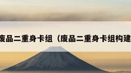 废品二重身卡组（废品二重身卡组构建）