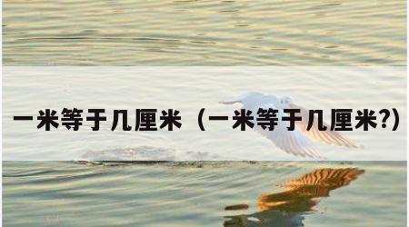 一米等于几厘米（一米等于几厘米?）