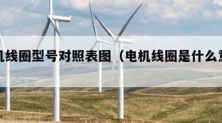电机线圈型号对照表图（电机线圈是什么意思）