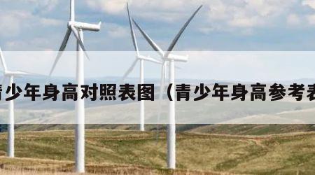 青少年身高对照表图（青少年身高参考表）