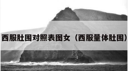 西服肚围对照表图女（西服量体肚围）