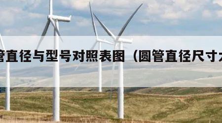 圆管直径与型号对照表图（圆管直径尺寸大全）