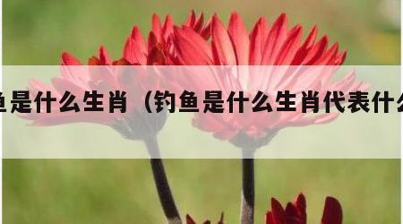钓鱼是什么生肖（钓鱼是什么生肖代表什么意思）