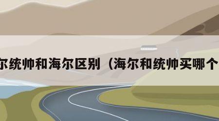 海尔统帅和海尔区别（海尔和统帅买哪个好）