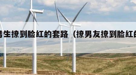 把男生撩到脸红的套路（撩男友撩到脸红的情话）