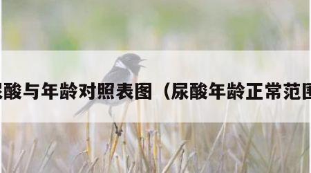 尿酸与年龄对照表图（尿酸年龄正常范围）