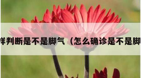 怎样判断是不是脚气（怎么确诊是不是脚气）