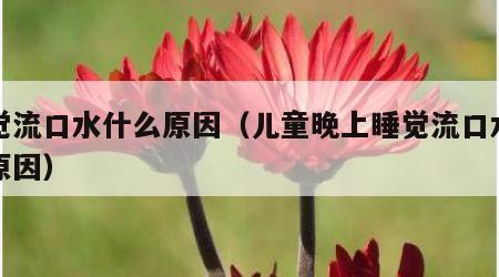 睡觉流口水什么原因（儿童晚上睡觉流口水什么原因）