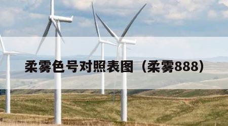 柔雾色号对照表图（柔雾888）