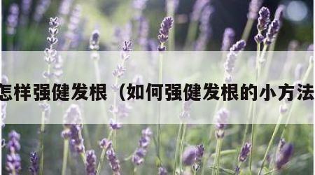 怎样强健发根（如何强健发根的小方法）