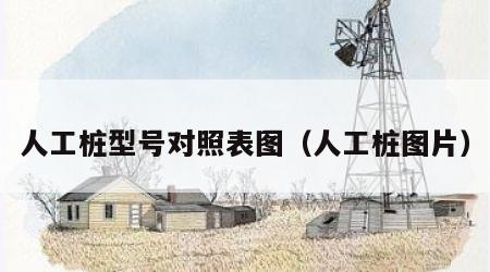 人工桩型号对照表图（人工桩图片）