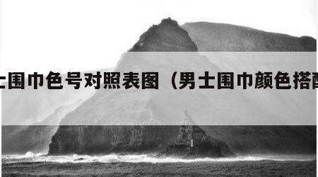 男士围巾色号对照表图（男士围巾颜色搭配技巧）
