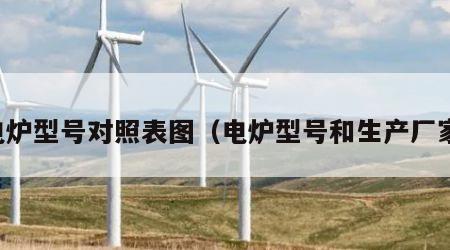 电炉型号对照表图（电炉型号和生产厂家）