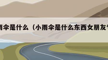 小雨伞是什么（小雨伞是什么东西女朋友专用）