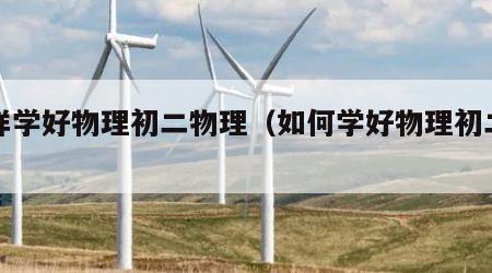 怎样学好物理初二物理（如何学好物理初二上册）
