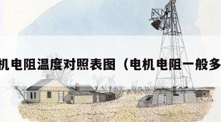 电机电阻温度对照表图（电机电阻一般多大）