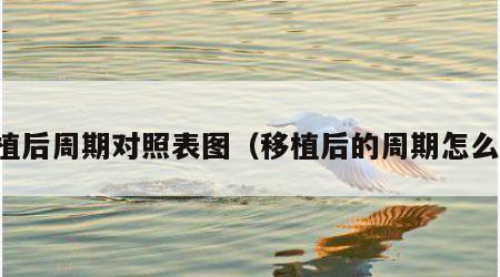 移植后周期对照表图（移植后的周期怎么算）