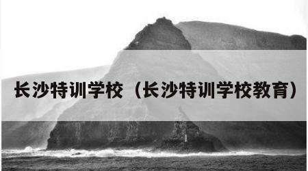 长沙特训学校（长沙特训学校教育）