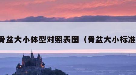 骨盆大小体型对照表图（骨盆大小标准）